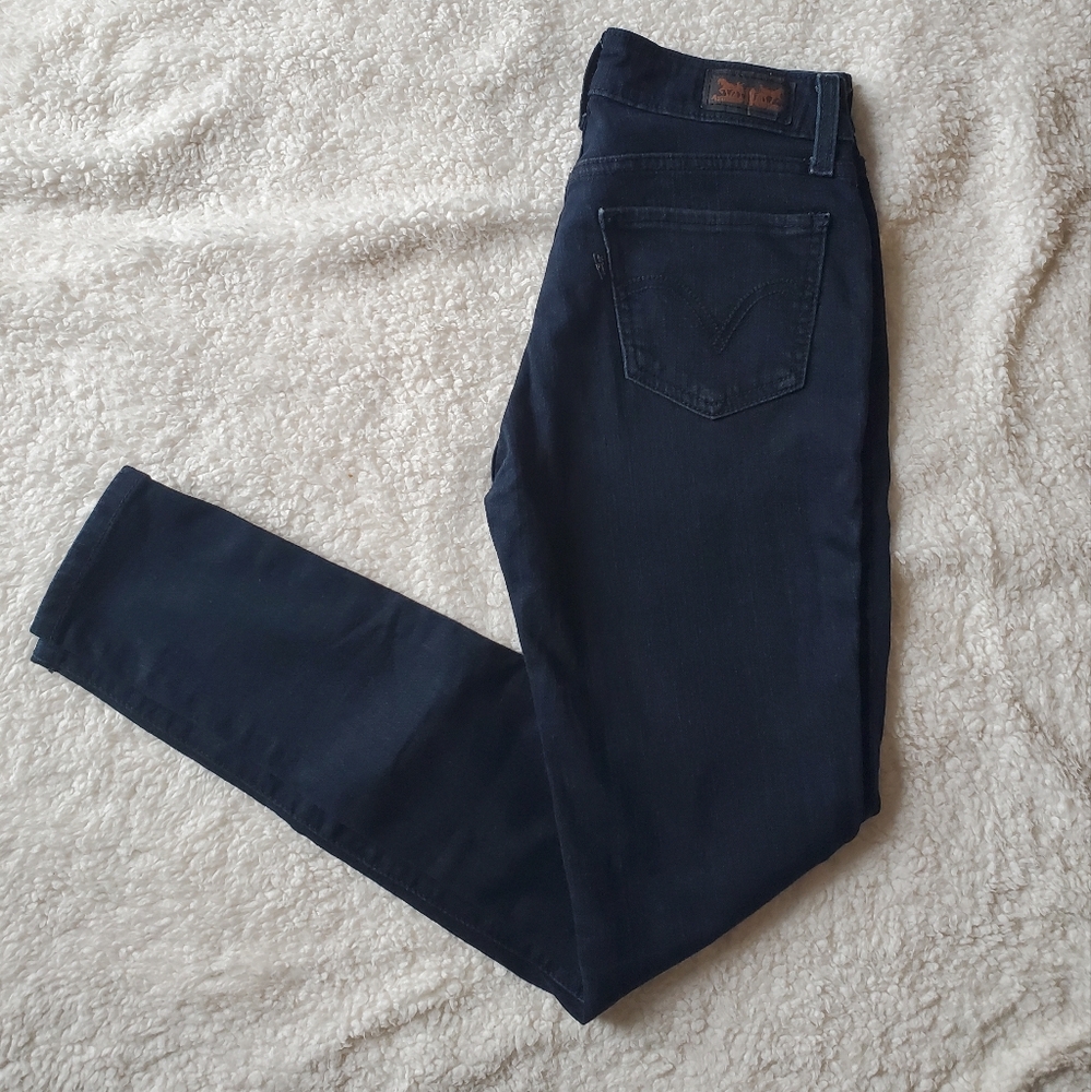 Levi's 535 Skinny Jean Legging Dark Blue Size 7